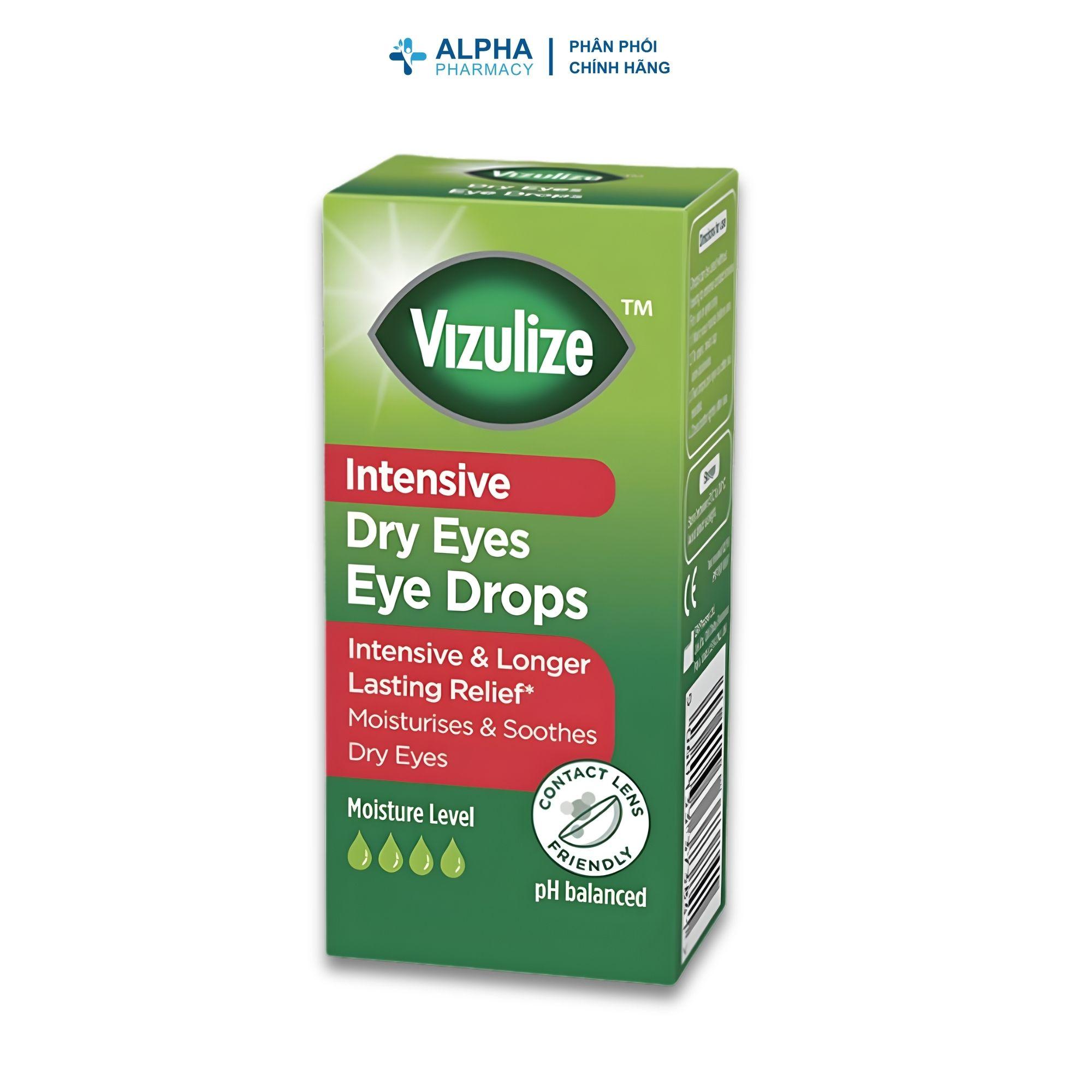 Vizulize Intensive Dry Eyes Eye Drops Phục Hồi Và Làm Dịu Mắt Khô Mạn Tính - 10ml - Image 3