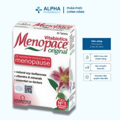 Viên Uống Vitabiotics Menopace Hỗ Trợ Cân Bằng Nội Tiết Cho Phụ Nữ Tiền Và Mãn Kinh – Hộp 30 Viên