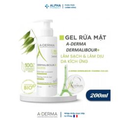 Alternative view of Gel Làm Sạch, Làm Dịu Da Kích Ứng A-Derma Dermalibour+ Foaming Cica-Gel - 100ml/200ml
