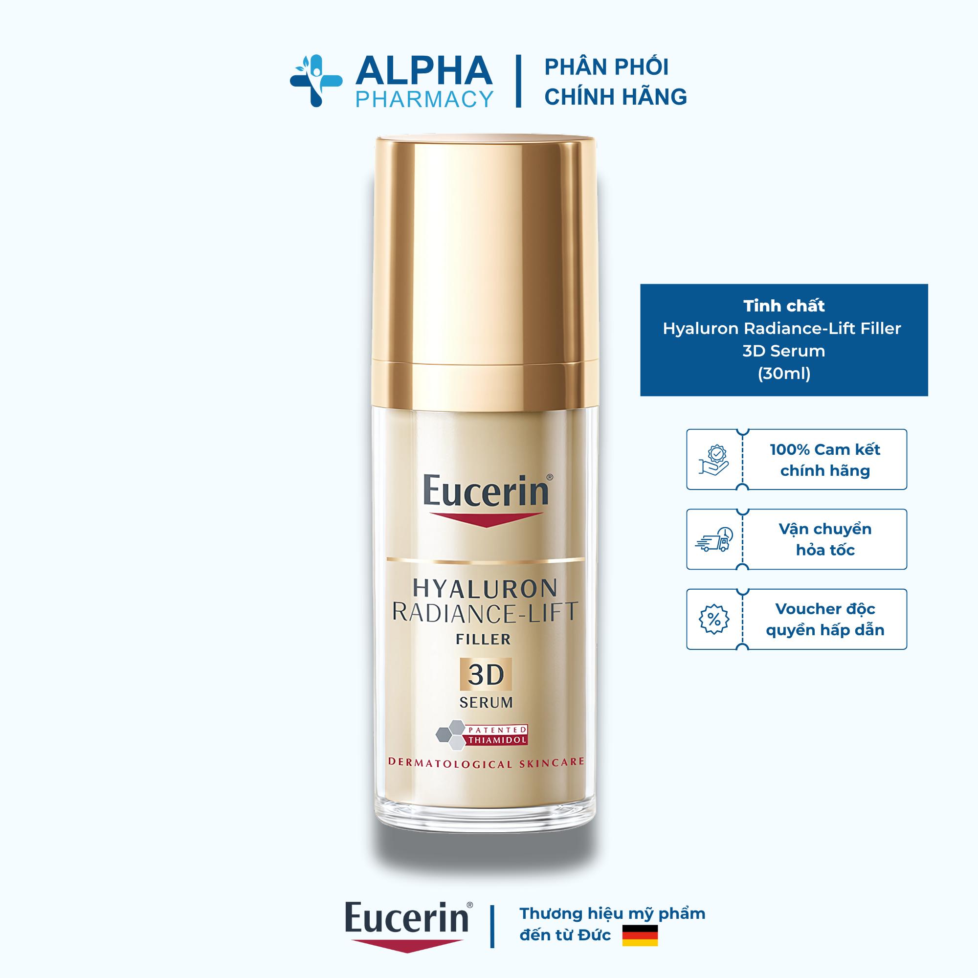 Tinh Chất Eucerin Hyaluron Radiance-Lift Filler 3D Serum Giảm Nếp Nhăn, Đốm Nâu & Nâng Cơ Da – 30ml
