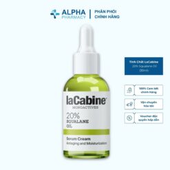 Tinh Chất LaCabine 20% Squalane Oil Dưỡng Ẩm Sâu, Chống Lão Hóa – 30ml