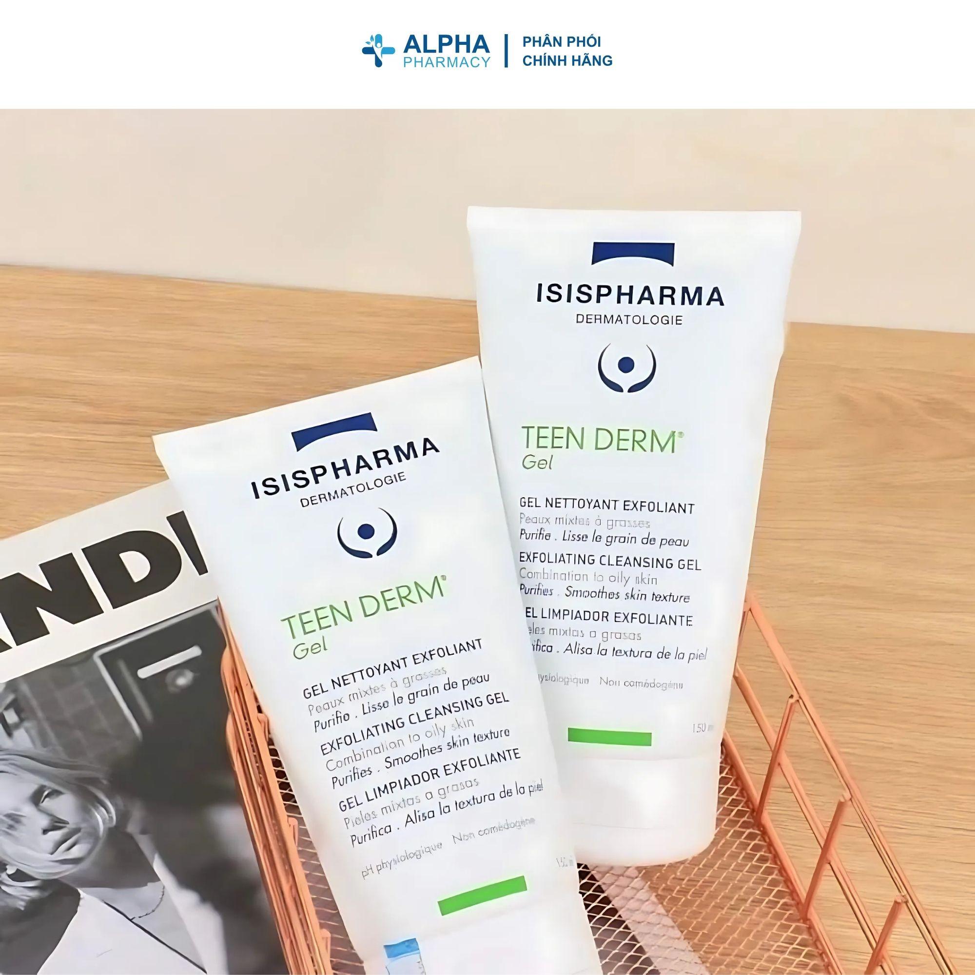 Gel Rửa Mặt Isis Pharma Teen Derm Gel Face Cleanser Giảm Nhờn Ngừa Mụn Cho Da Thường - 40ml/100ml - Image 3