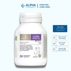 Viên Uống BioIsland Lysine Step Up For Youth Hỗ Trợ Tăng Chiều Cao Cho Trẻ Từ 6 Tuổi – Hộp 60 Viên