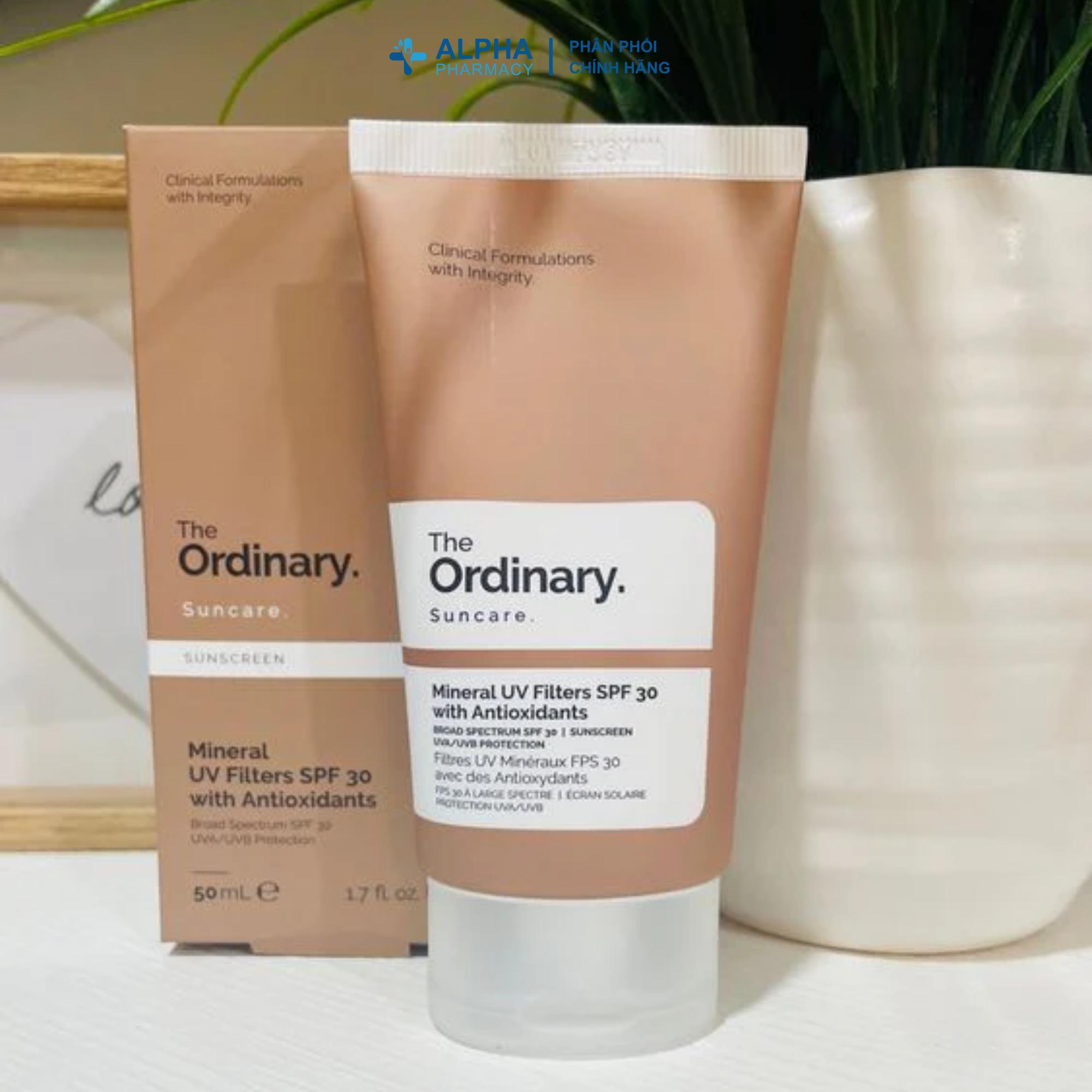 Kem Chống Nắng The Ordinary Mineral UV Filters SPF 30 with Antioxidants Bảo Vệ Da & Chống Oxy Hóa – 50ml - Image 2