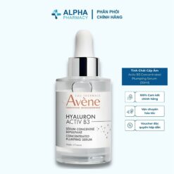Tinh Chất Avene Hyaluron Activ B3 Concentrated Plumping Serum Cấp Ẩm Sâu, Làm Mịn Và Căng Bóng Da – 30ml
