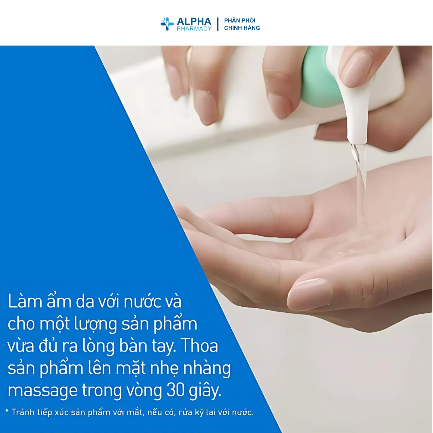 Sữa Rửa Mặt Cerave Foaming Cleanser Cho Da Thường & Da Dầu - 236ml - Image 3