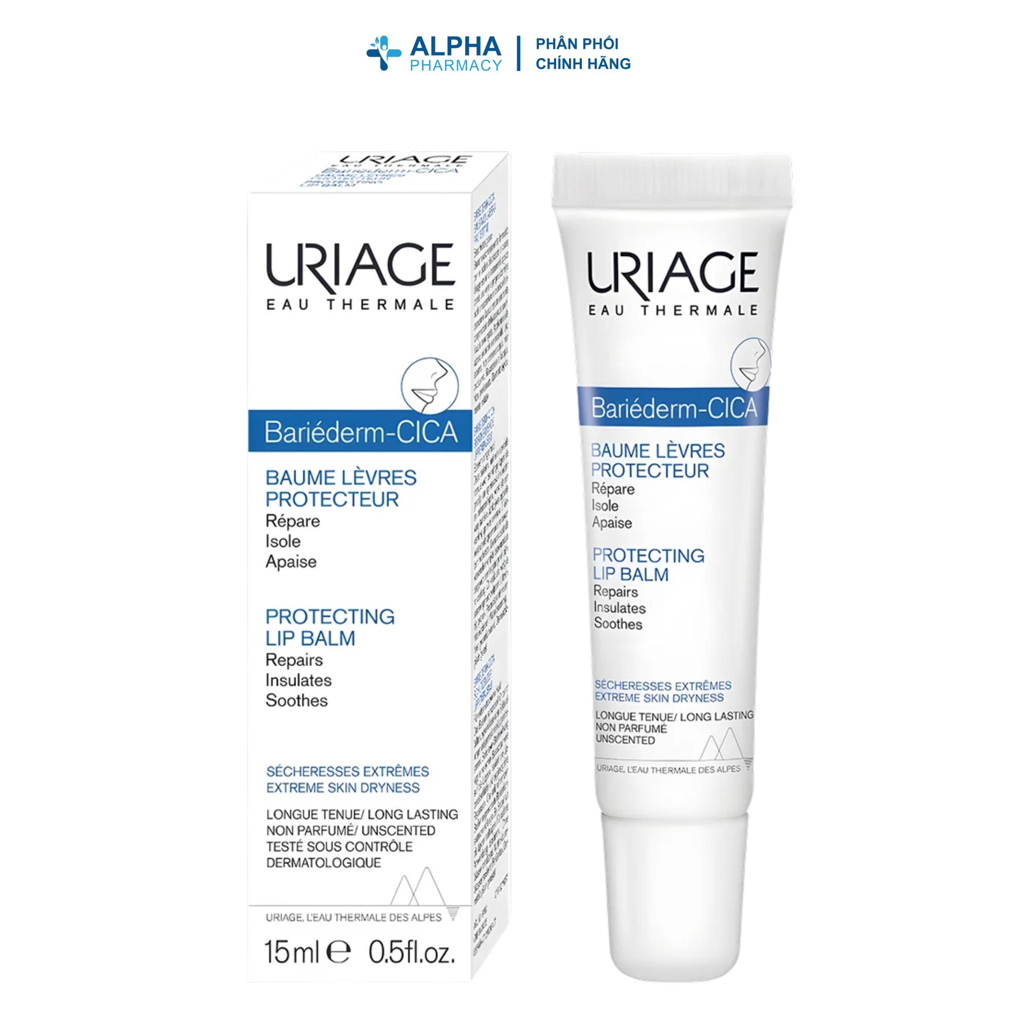 Kem Dưỡng Môi Uriage Bariéderm CicaLèvres Baume Protecteur Dưỡng Môi Khô & Nứt Nẻ – 15ml - Image 2