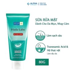 Alternative view of Sữa Rửa Mặt Cho Da Mụn, Nhạy Cảm Hada Labo Acne Care Calming Cleanser – 80g