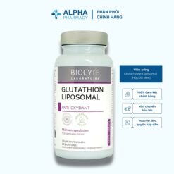 Viên Uống Glutathione Liposomal Biocyte Hỗ Trợ Chống Oxy Hóa - Hộp 30 Viên