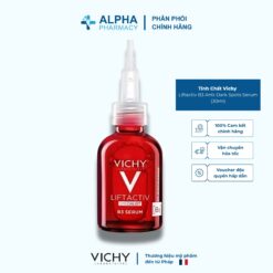 Tinh Chất Vichy Liftactiv B3 Anti-Dark Spots Serum Giảm Thâm Nám, Thâm Mụn & Làm Sáng Da Rõ Rệt – 30ml