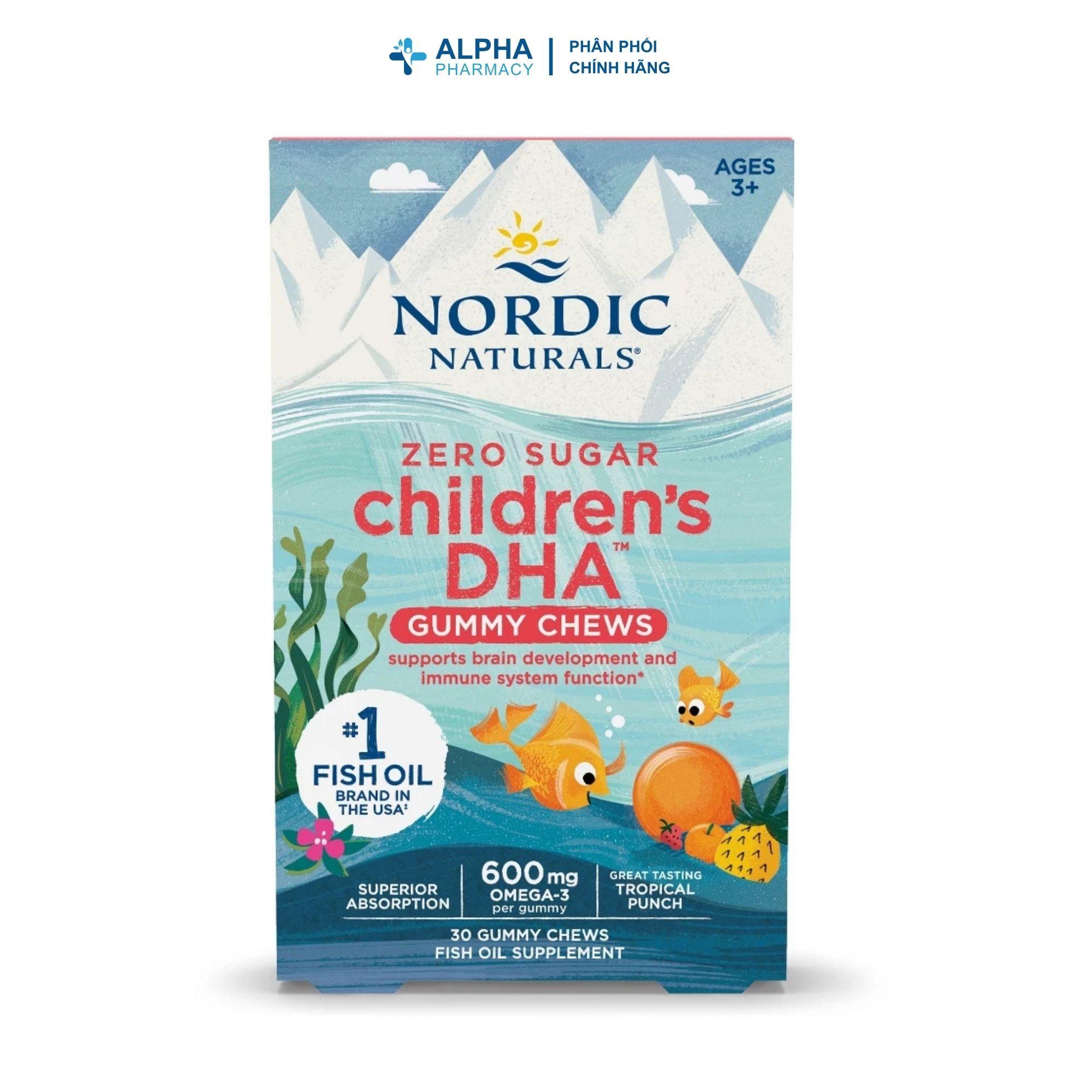 Nordic Naturals Children’s DHA Kẹo Dẻo DHA Vị Trái Cây Hỗ Trợ Não Bộ, Tăng Đề Kháng Cho Trẻ Từ 3 Tuổi - 30 Viên - Image 2
