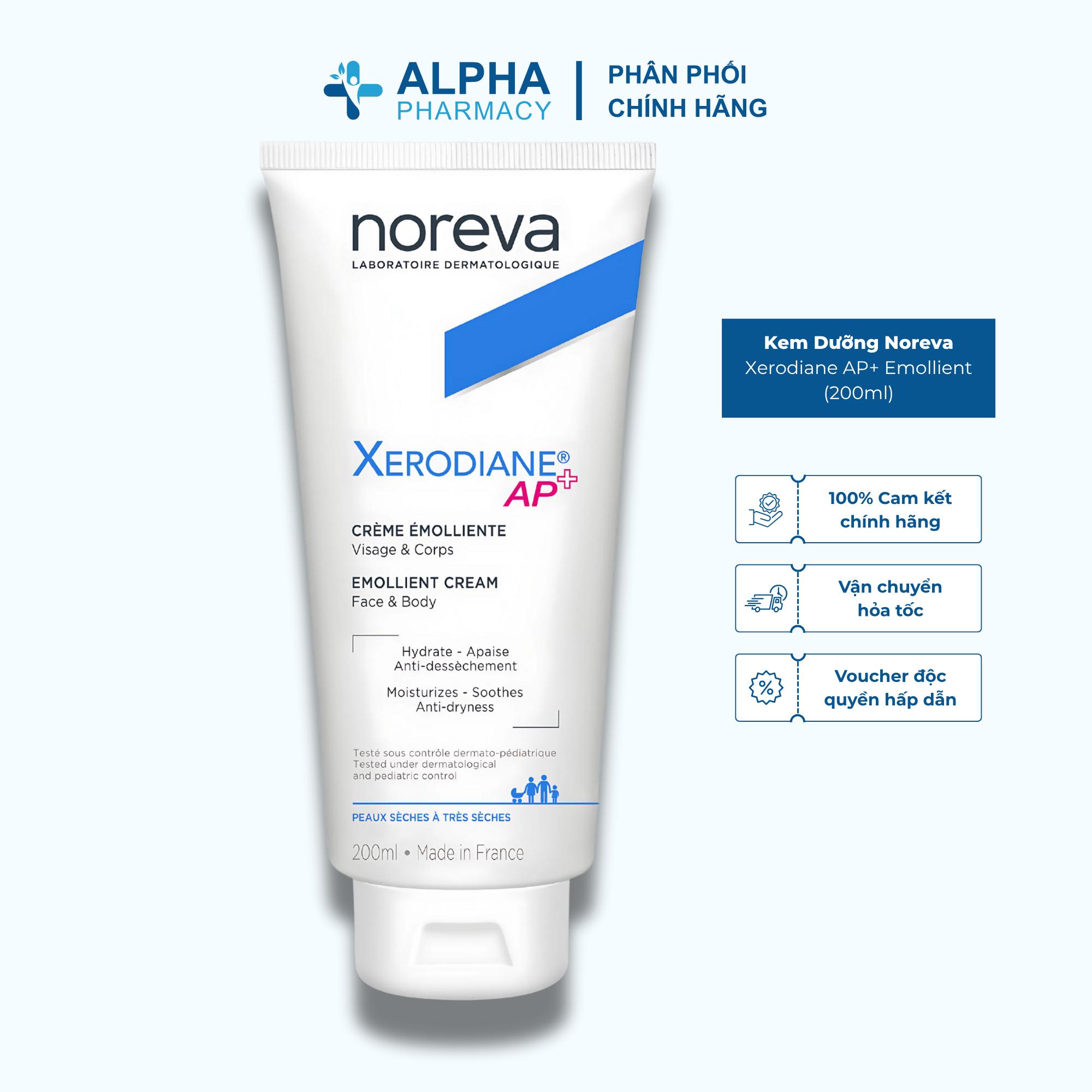 Kem Dưỡng Noreva Xerodiane AP+ Emollient Cho Giai Đoạn Tạm Lắng – 200ml