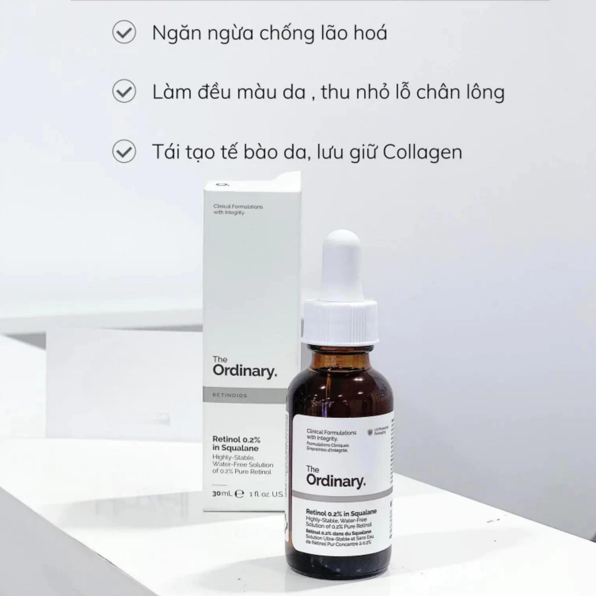 Tinh Chất Chống Lão Hóa The Ordinary Retinol 0.2% in Squalane Giảm Nếp Nhăn & Cải Thiện Độ Đàn Hồi – 30ml - Image 3