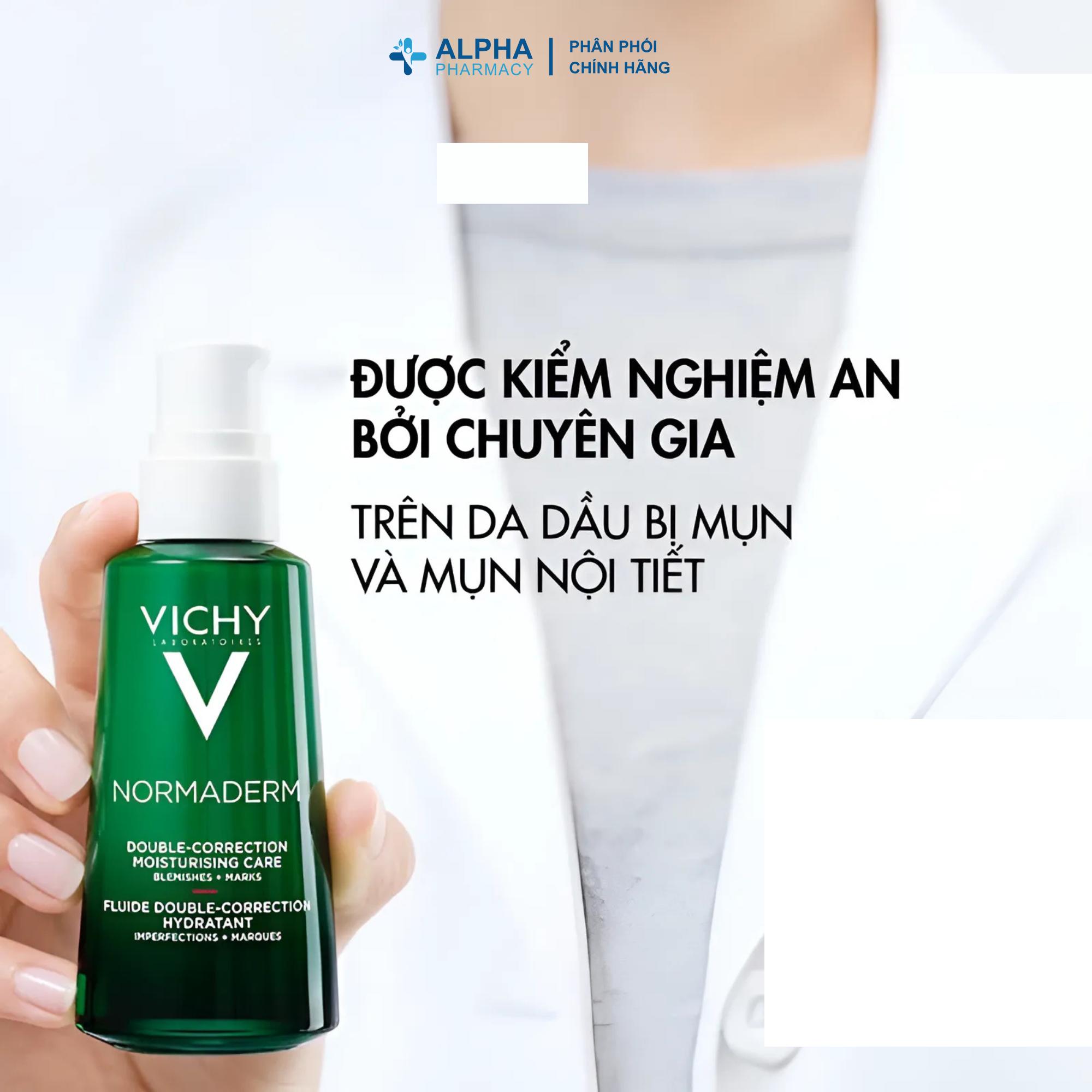 Kem Dưỡng Vichy Normaderm Phytosolution Double-Correction Daily Care Cấp Ẩm 24H & Kháng Viêm Cho Da Mụn – 50ml - Image 3