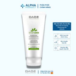 Sữa Rửa Mặt Cho Da Dầu Mụn Babé Stop Akn Purifying Cleansing Gel - 100ml