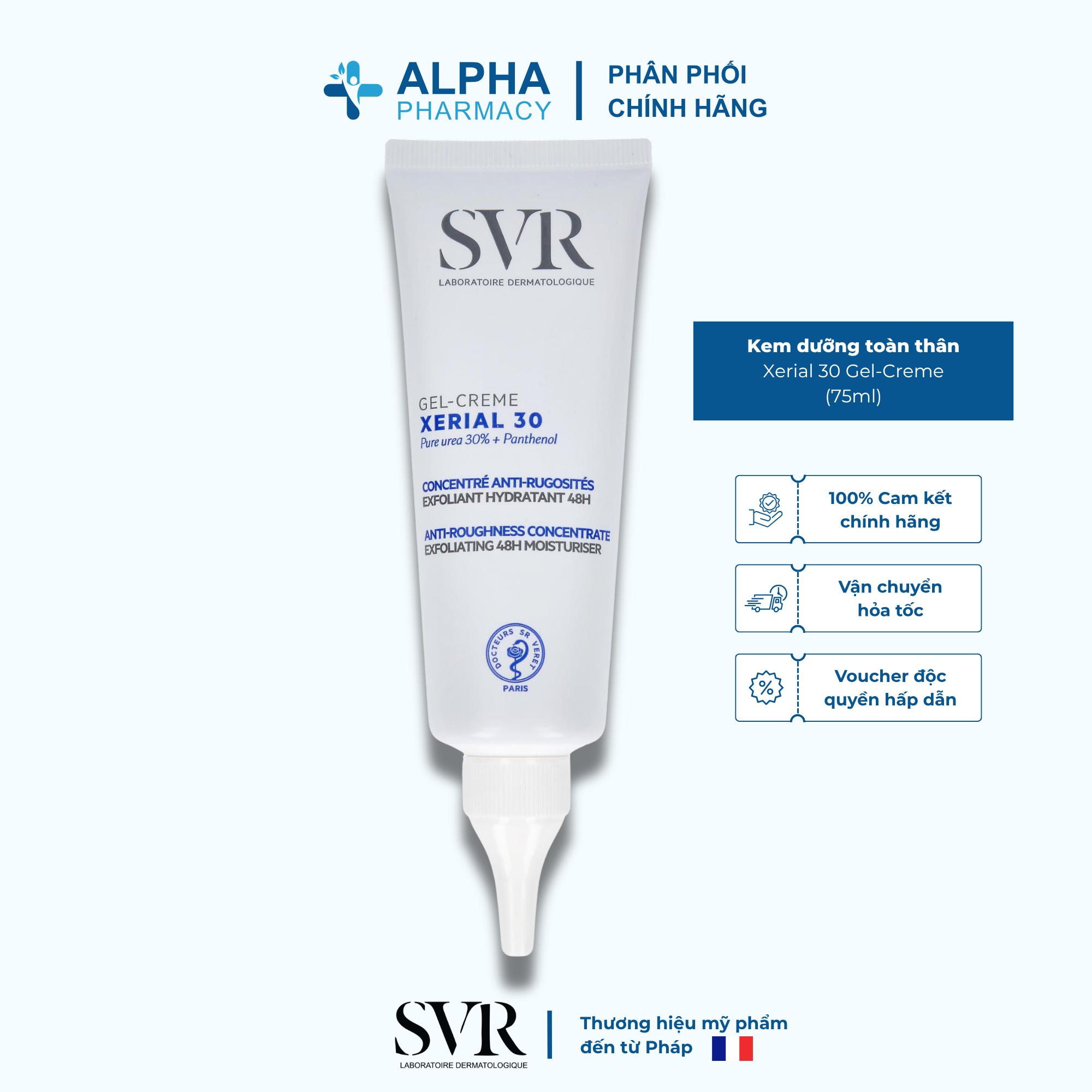 Kem Dưỡng Toàn Thân SVR Xerial 30 Gel-Creme Cho Da Rất Khô – 75ml