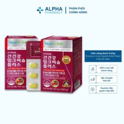 Nutri D-Day Premium Liver Health Milk Thistle Hỗ Trợ Bổ Gan - Hộp 30 Viên