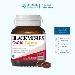 Viên Uống CoQ10 150mg Blackmores Chống Oxy Hóa & Hỗ Trợ Sức Khỏe Tim Mạch - Lọ 30 Viên