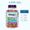 Viên Uống Omega-3 + CoQ10 Webber Naturals Hỗ Trợ Não Bộ Và Giảm Mỡ Máu – Hộp 80 Viên