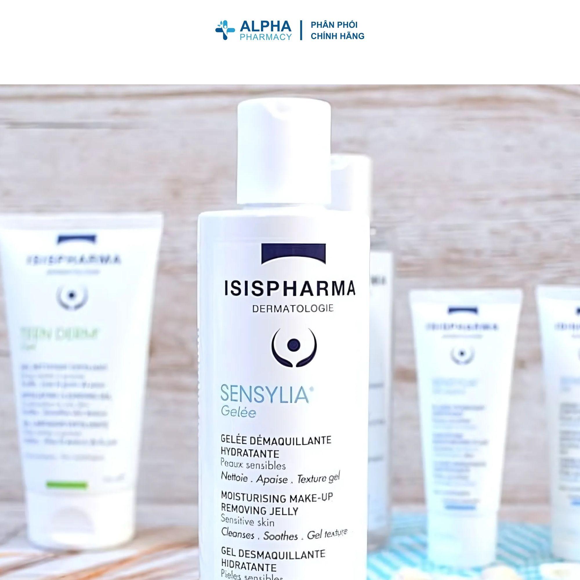 Gel Tẩy Trang Isis Pharma Sensylia Gelee Cleansing Gel Làm Sạch, Dưỡng Ẩm Da – 250ml - Image 2