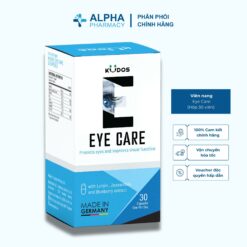 Viên Uống Kudos Eye Care Hỗ Trợ Bảo Vệ Thị Lực (Hộp 30 viên)