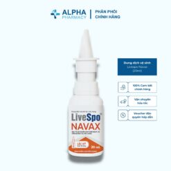 Dung Dịch Vệ Sinh Tai Mũi Họng LiveSpo Navax - 20ml