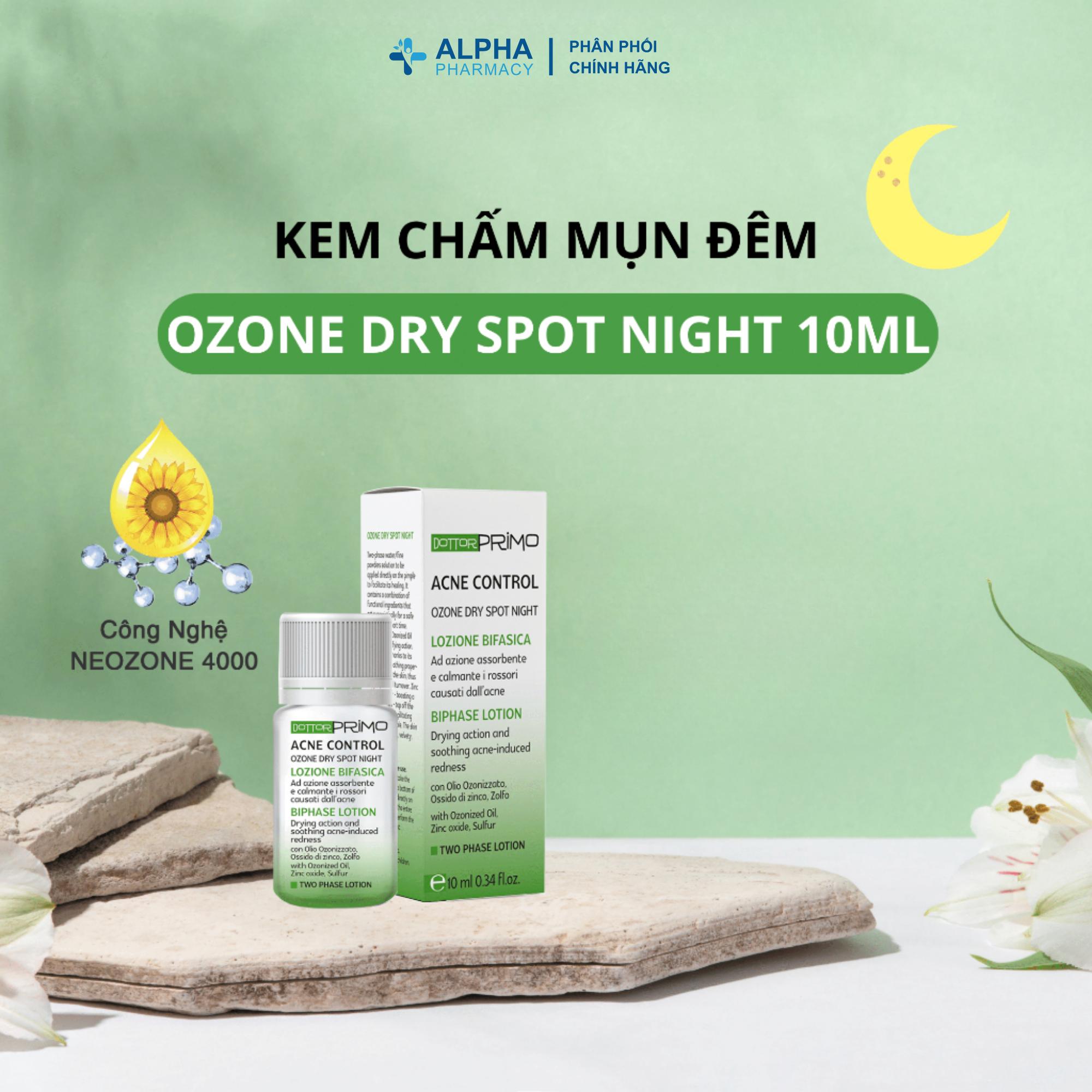 Kem giảm mụn ban đêm DottorPrimo Acne Control Ozon Dry SpotNight - 10ml - Image 3