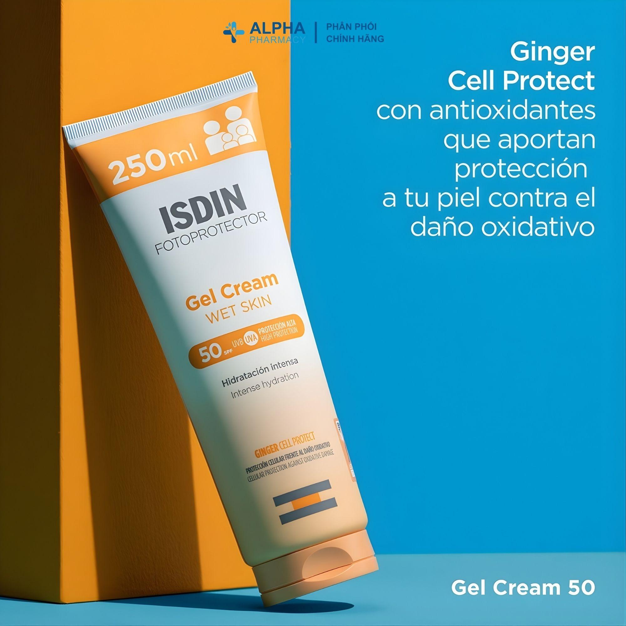 Kem Chống Nắng Dưỡng Ẩm Toàn Thân Isdin Fotoprotector Gel Cream SPF50 – 250ml - Image 2