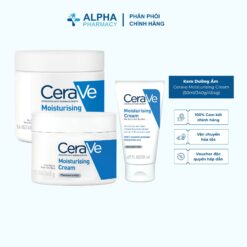 Kem Dưỡng Ẩm Cerave Moisturising Cream Cho Da Nứt Nẻ & Viêm Da Cơ Địa - 50ml/340g/454g