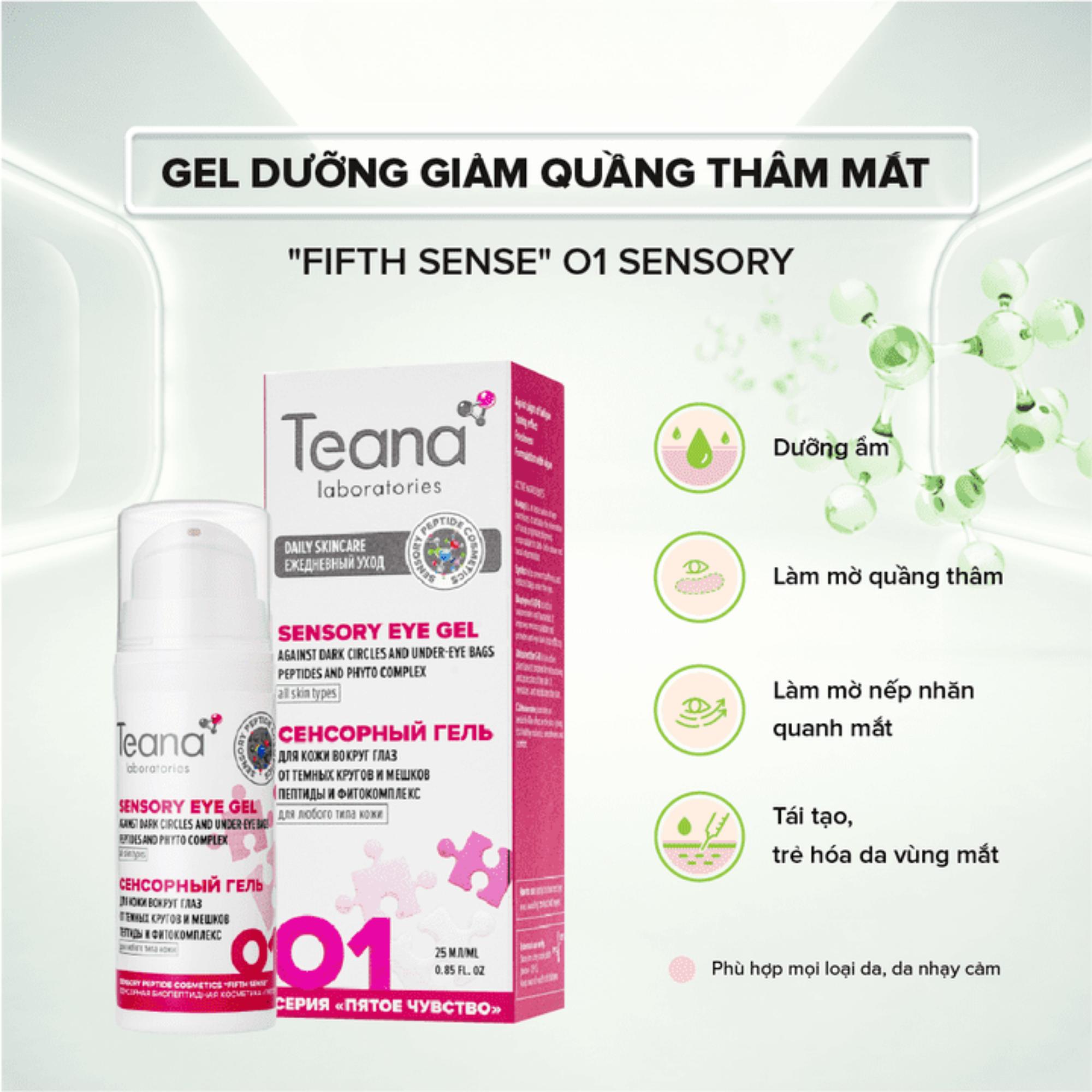 Gel Dưỡng Da Teana Fifth Sense O1 Sensory Cân Bằng, Làm Mềm Da, Tăng Cường Độ Ẩm Tức Thì - 25ml - Image 3