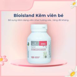 Alternative view of Viên Uống BioIsland Zinc Bổ Sung Kẽm Cho Trẻ, Tăng Cường Đề Kháng Và Phát Triển Toàn Diện – Hộp 120 Viên