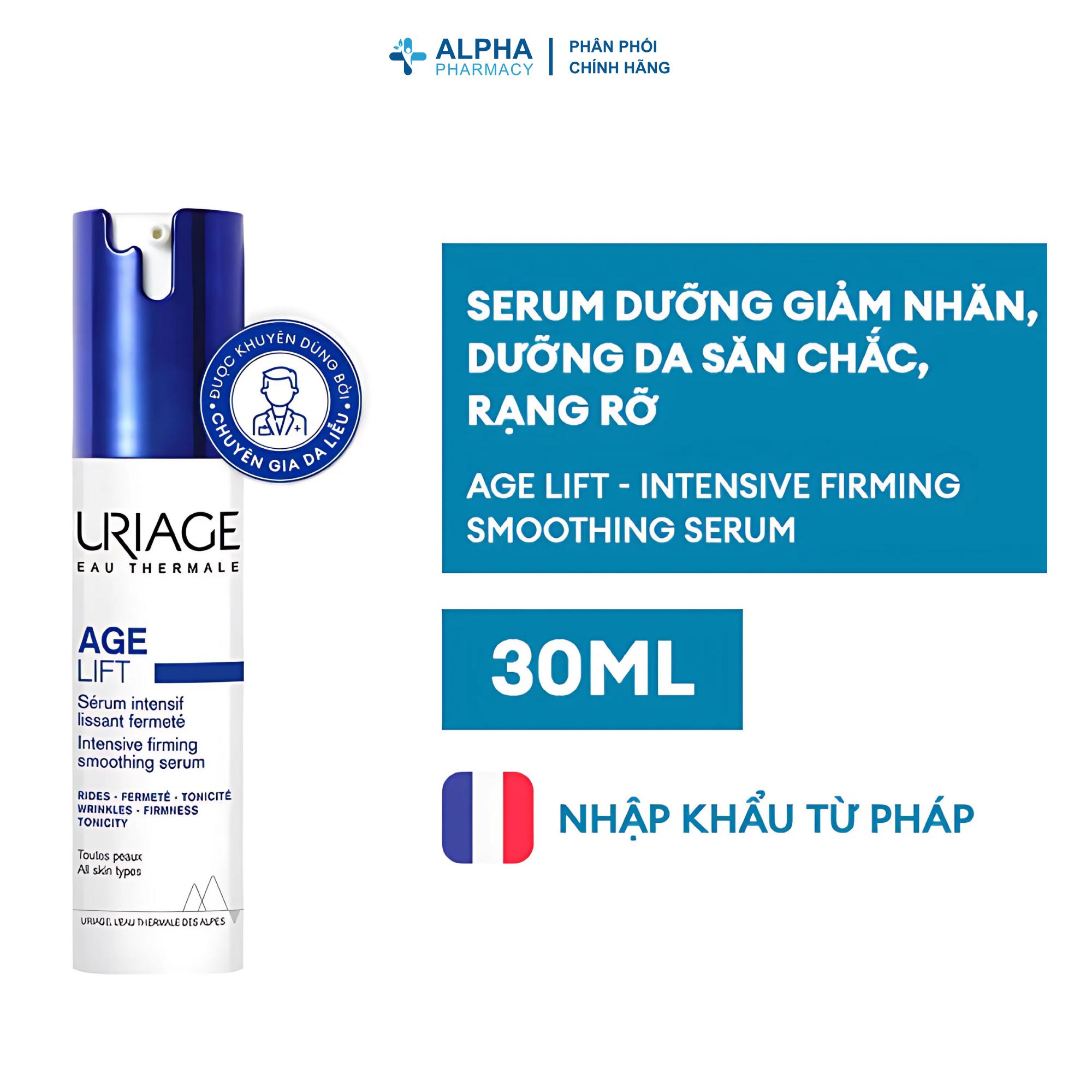 Serum Uriage Age Lift Serum Intensif Giảm Nếp Nhăn & Tăng Đàn Hồi – 30ml - Image 2