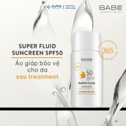 Alternative view of Kem Chống Nắng Dưỡng Ẩm & Chống Lão Hóa Cho Da Khô Babé Super Fluid Sunscreen SPF50 – 50ml