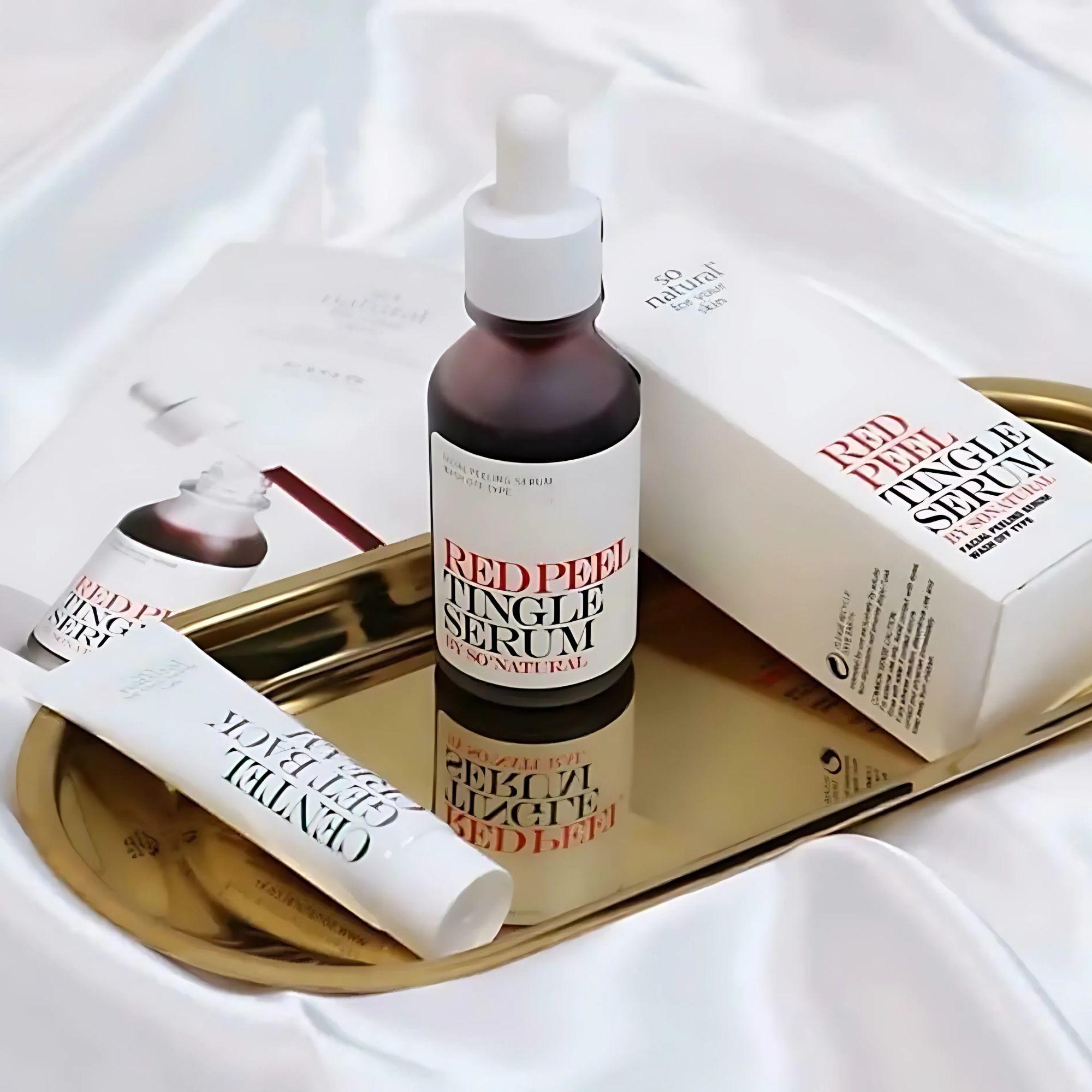 Tinh Chất Serum Peel Da Tái Tạo Da Sinh Học So Natural Red Peel Tingle Serum - 35ml - Image 3