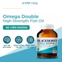 Alternative view of Viên Uống Omega Double High Strength Fish Oil Blackmores Dầu Cá Hỗ Trợ Tim Mạch, Thị Lực & Làn Da - Lọ 90 Viên