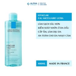 Alternative view of Nước Tẩy Trang La Roche-Posay Effaclar Micellar Water Ultra Làm Sạch Cho Da Dầu & Nhạy Cảm – 400ml