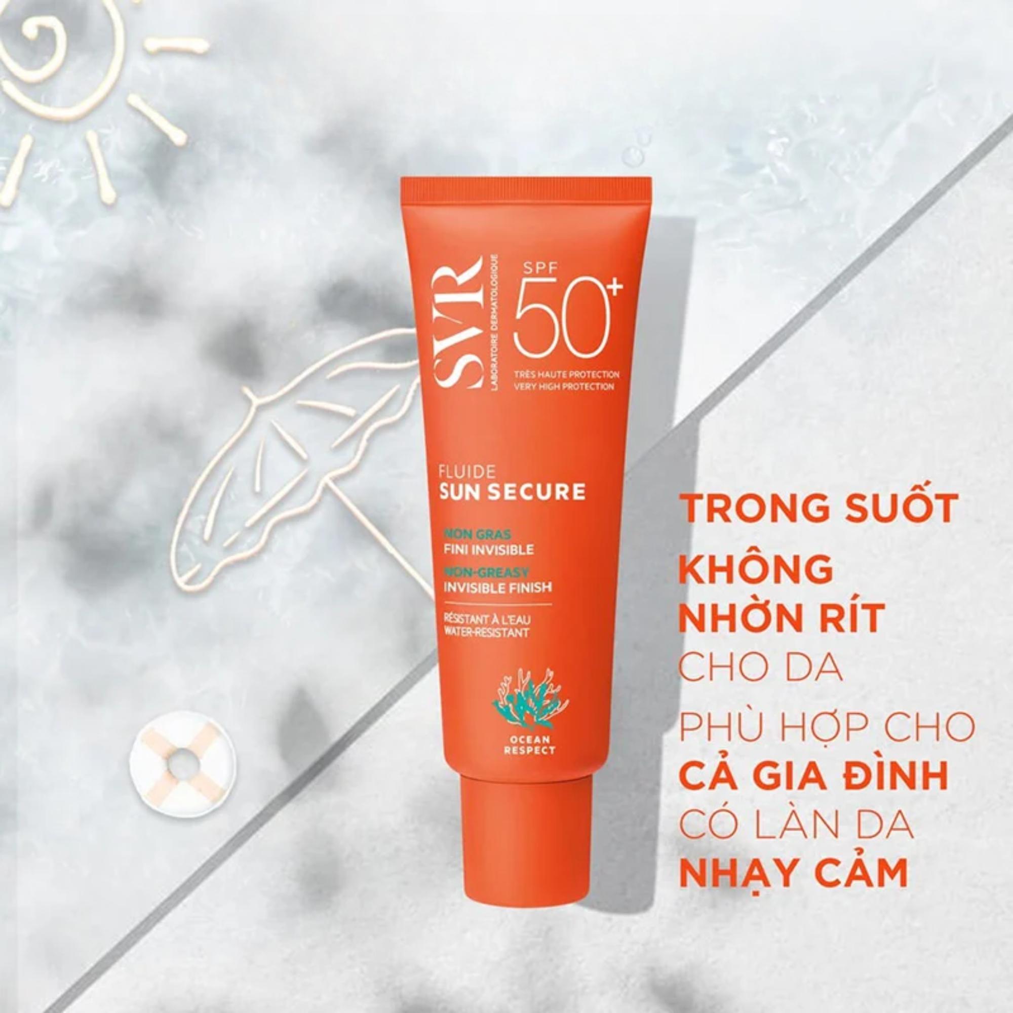 Kem Chống Nắng SVR Sun Secure Fluide SPF50+ Trong Suốt & Kiềm Dầu – 50ml - Image 2