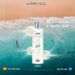 Alternative view of Nước Tẩy Trang Làm Sạch Sâu Isdin Micellar Solution phù Hợp Cho Da Nhạy Cảm – 400ml