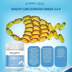 Alternative view of Viên Uống Omega 369 Healthy Care Đẹp Da, Hỗ Trợ Tim Mạch & Não Bộ - Lọ 200 Viên