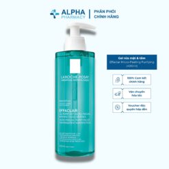 Gel Rửa Mặt & Tắm La Roche-Posay Effaclar Micro-Peeling Purifying Gel Làm Sạch & Giảm Mụn – 400ml