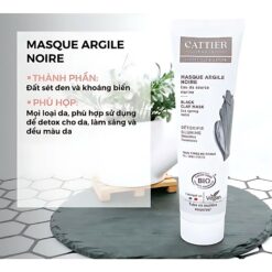 Alternative view of Mặt Nạ Đất Sét Đen Cattier Paris Black Clay Mask – 100ml