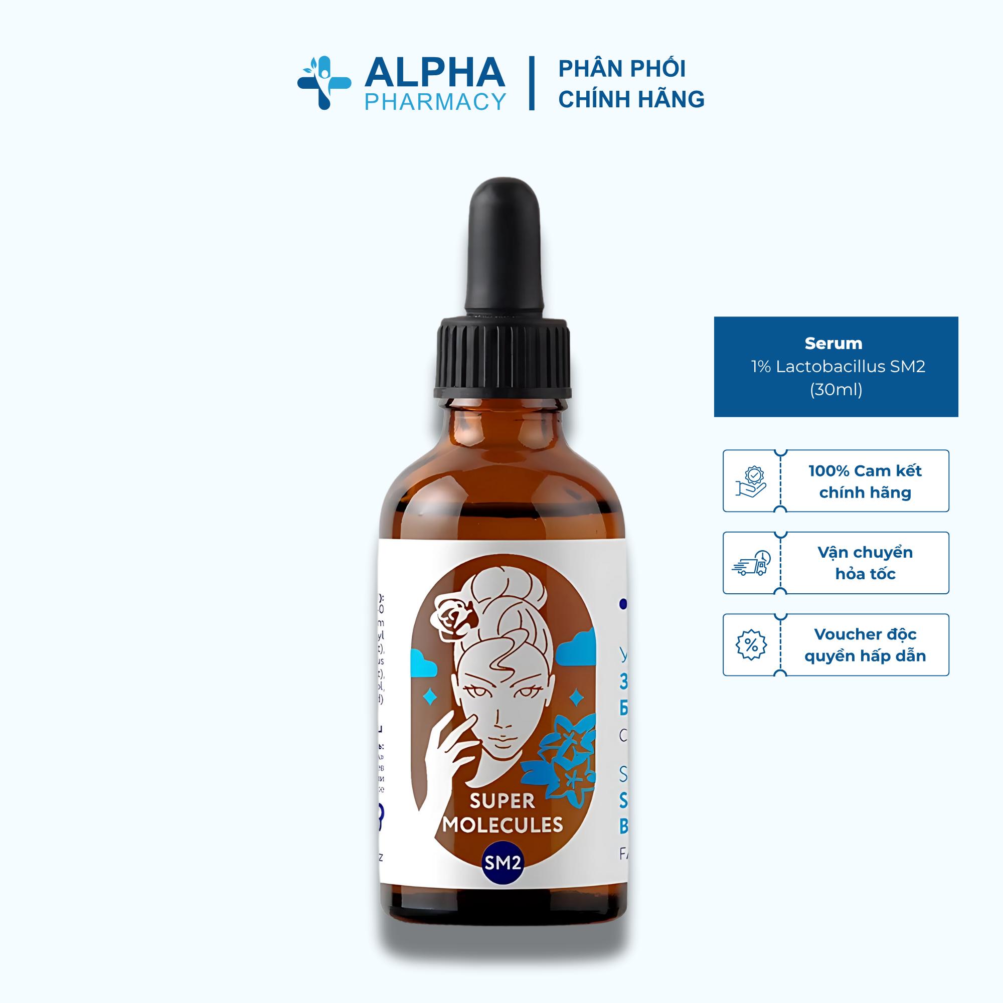 Serum Teana 1% Lactobacillus Ferment SM2 Super Molecules Strengthening Skin’s Protective Barrier phục hồi và tái tạo da - 30ml