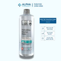 Nước Tẩy Trang Swiss Image Refreshing Micellar Water Sạch Sâu Cho Da Dầu & Hỗn Hợp – 400ml