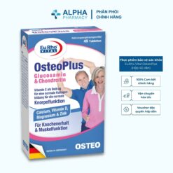 Thực Phẩm Bảo Vệ Sức Khỏe EuRho Vital OsteoPlus Hỗ Trợ Giảm Đau Xương Khớp, Thoái Hóa Khớp