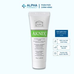 Kem Giảm Mụn Không Viêm Aknix Purifying Giúp Giảm Nhờn, Ngăn Ngừa Mụn Ẩn – 40g