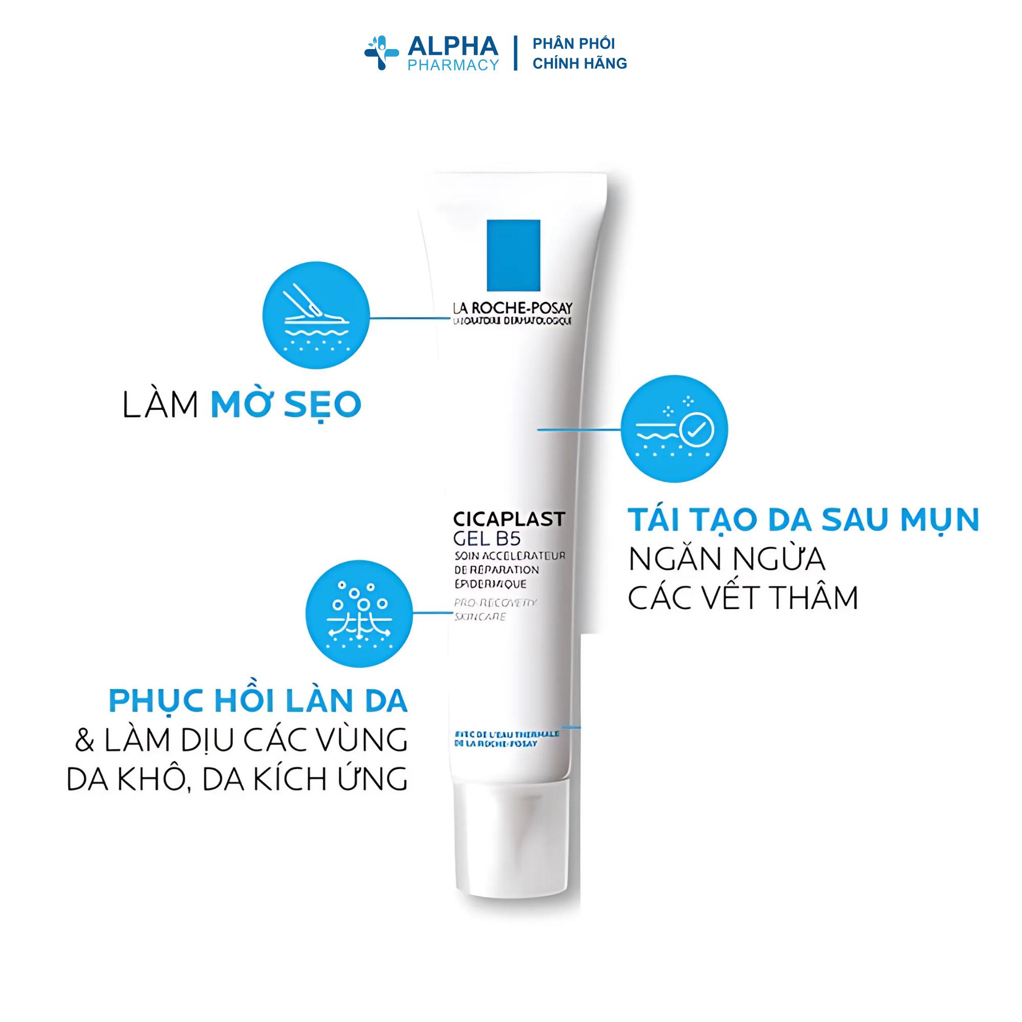 Gel Dưỡng La Roche-Posay Cicaplast Gel B5 Làm Mờ Sẹo, Giúp Tái Tạo Da - 40ml - Image 3