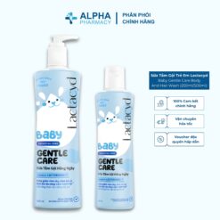 Sữa Tắm Gội Trẻ Em Lactacyd Baby Gentle Care Body And Hair Wash Giảm Rôm Sảy & Hăm Kẽ – 250ml/500ml