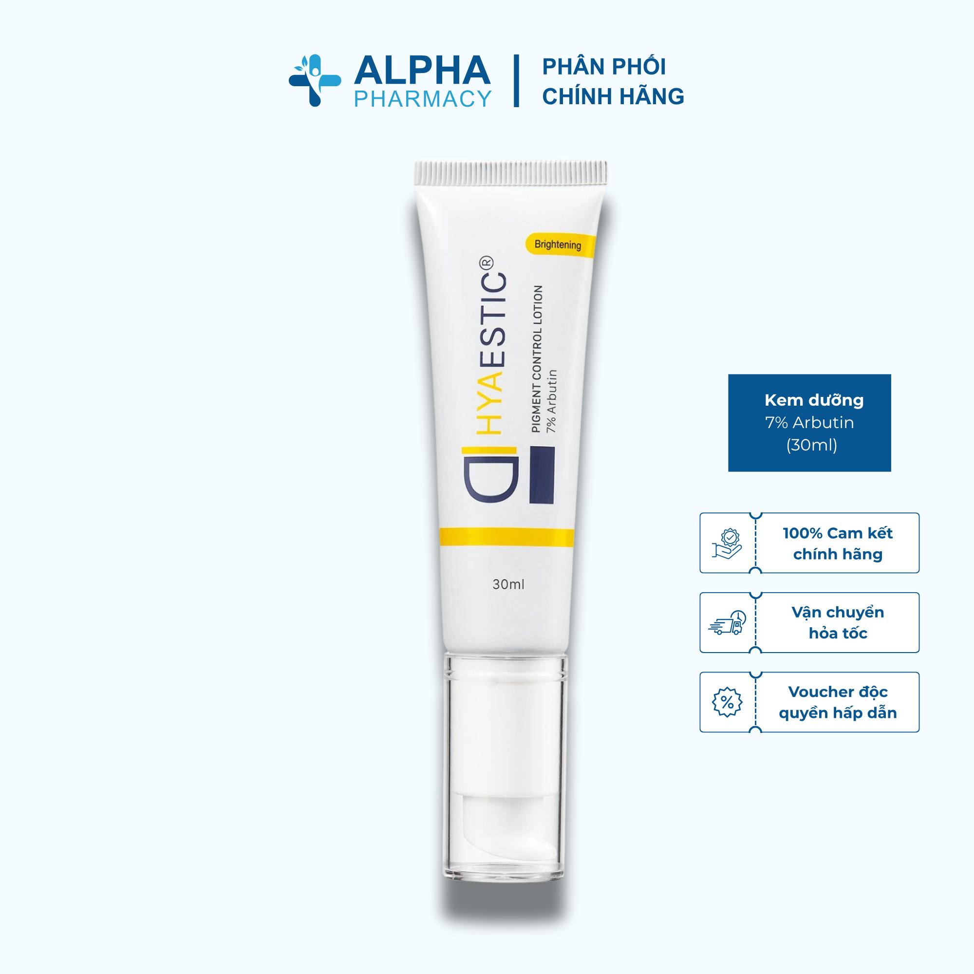 Kem Dưỡng Sáng Da Ngừa Thâm Nám Hyaestic Pigment Control Lotion 7% Arbutin - 30ml