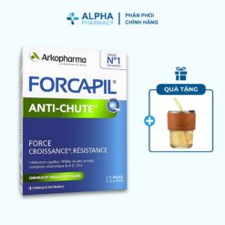 Viên Uống Arkopharma Forcapil Anti-Chute Giảm Rụng, Kích Thích Mọc Tóc – Hộp 30 Viên