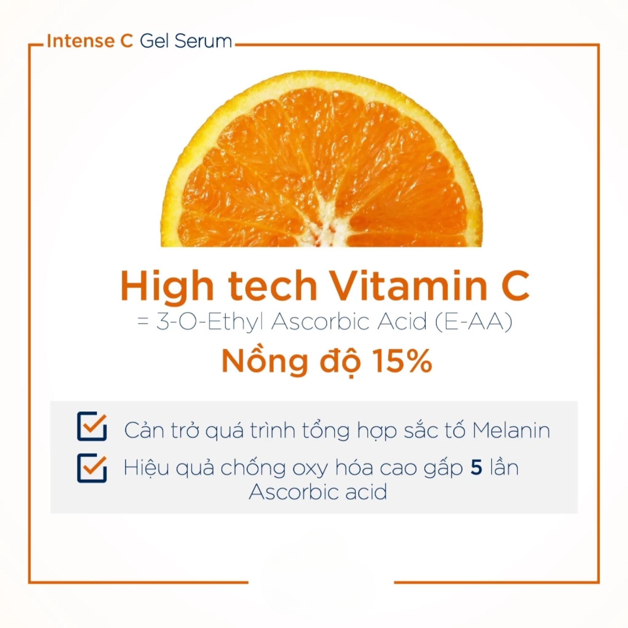Tinh Chất Vitamin C Rilastil Intense C Gel Serum Dưỡng Sáng & Chống Oxy Hóa Da - 30ml - Image 3